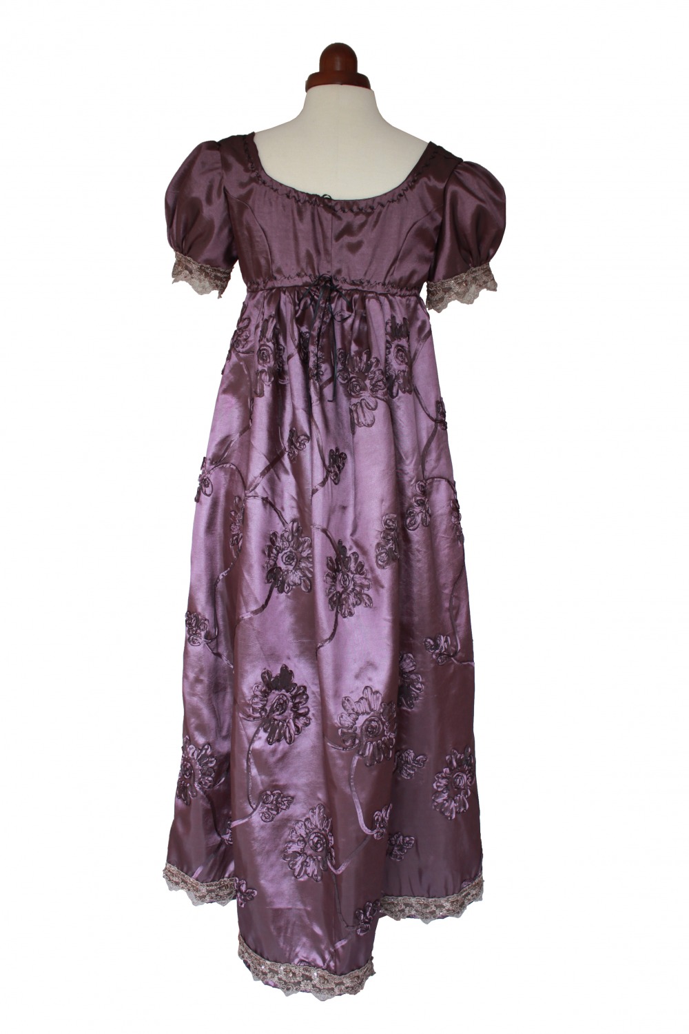 Ladies 18th 19th Regency Jane Austen Costume Evening Ball Gown Petite Size 8 - 10 Image